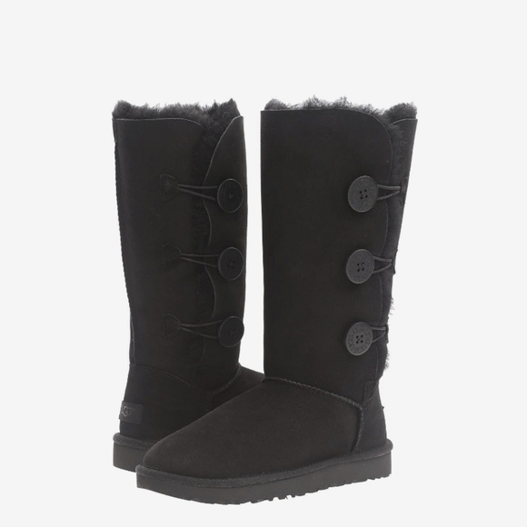 Ugg Australia Women Bailey Button Triple II Tall Sheepskin 1873 Boots shoes - Picture 1 of 13